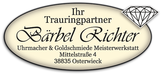 Bärbel Richter • Uhrmacher & Goldschmiede Meisterbetrieb